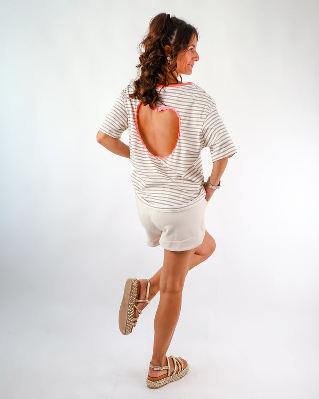 Amore T-Shirt Beige