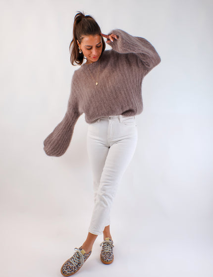 ★ Premium Kidmohair Pullover mit Ballonärmeln Kit