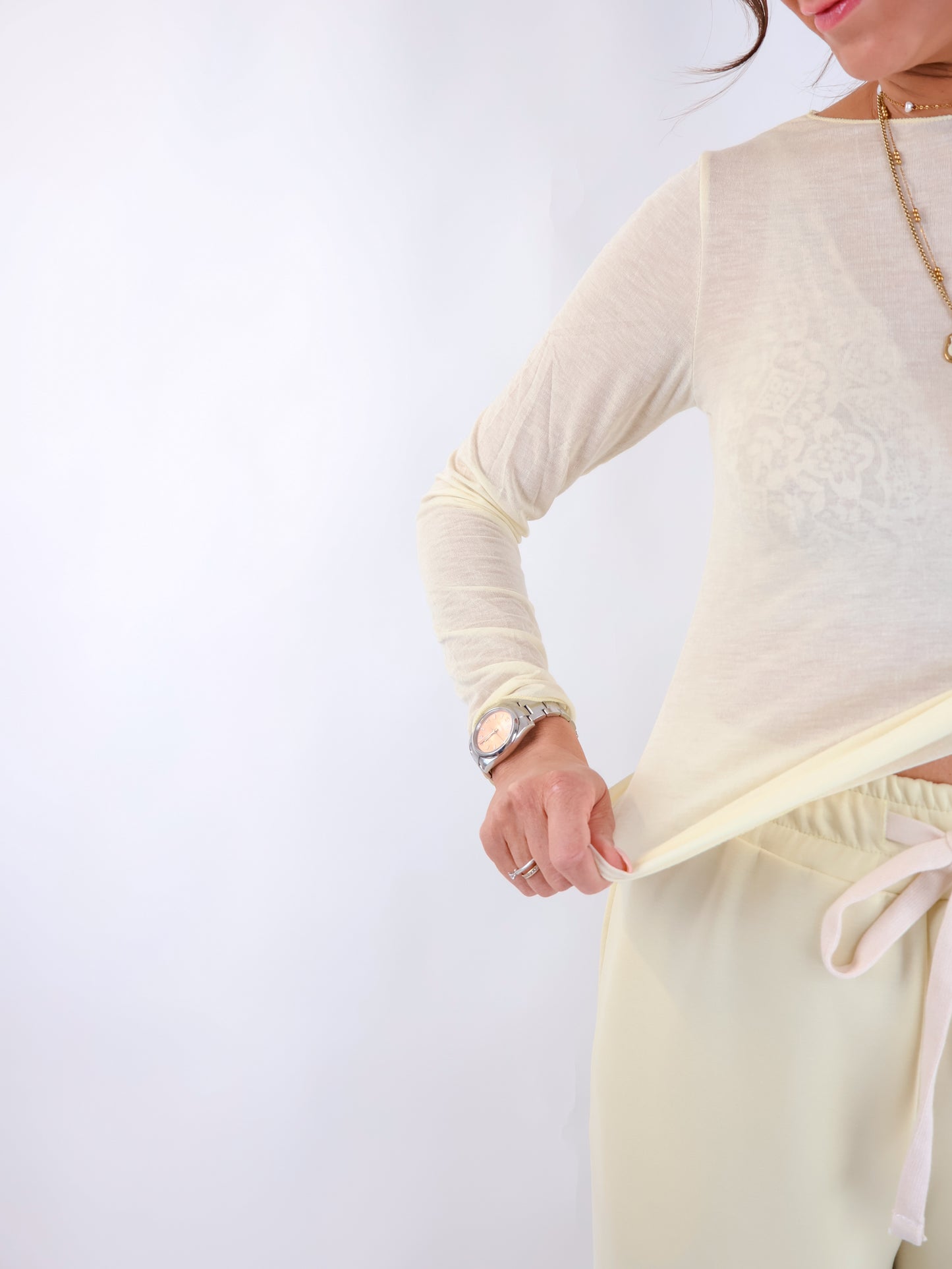 Cashmere Longsleeve Butter Yellow