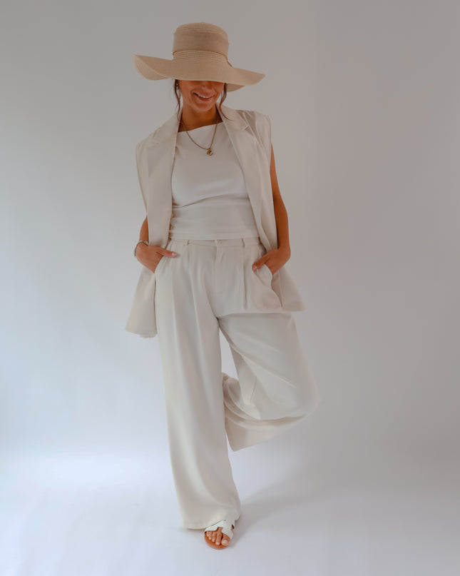 Classy Zweiteiler Creme