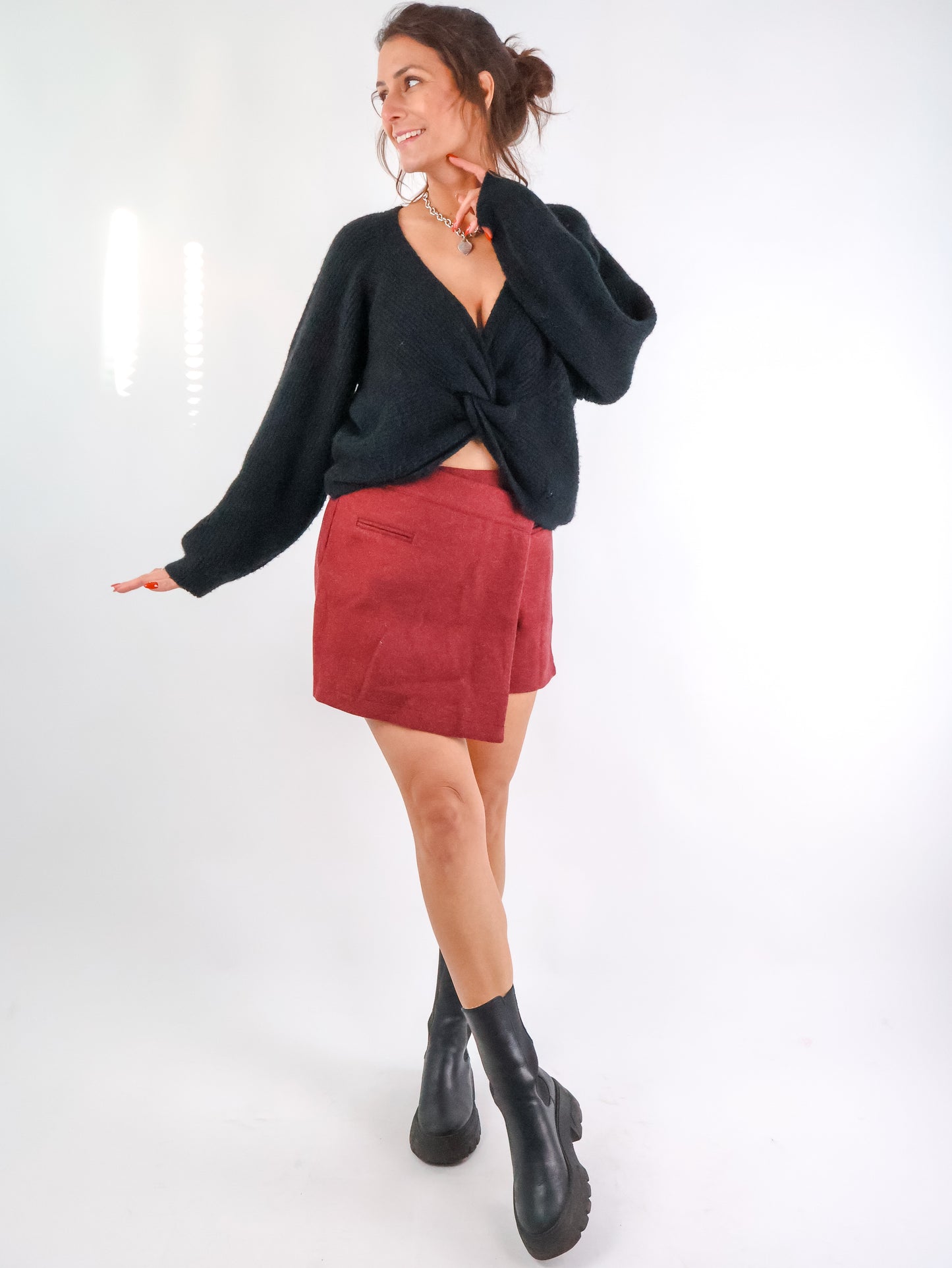 Chiara Strickpullover Schwarz