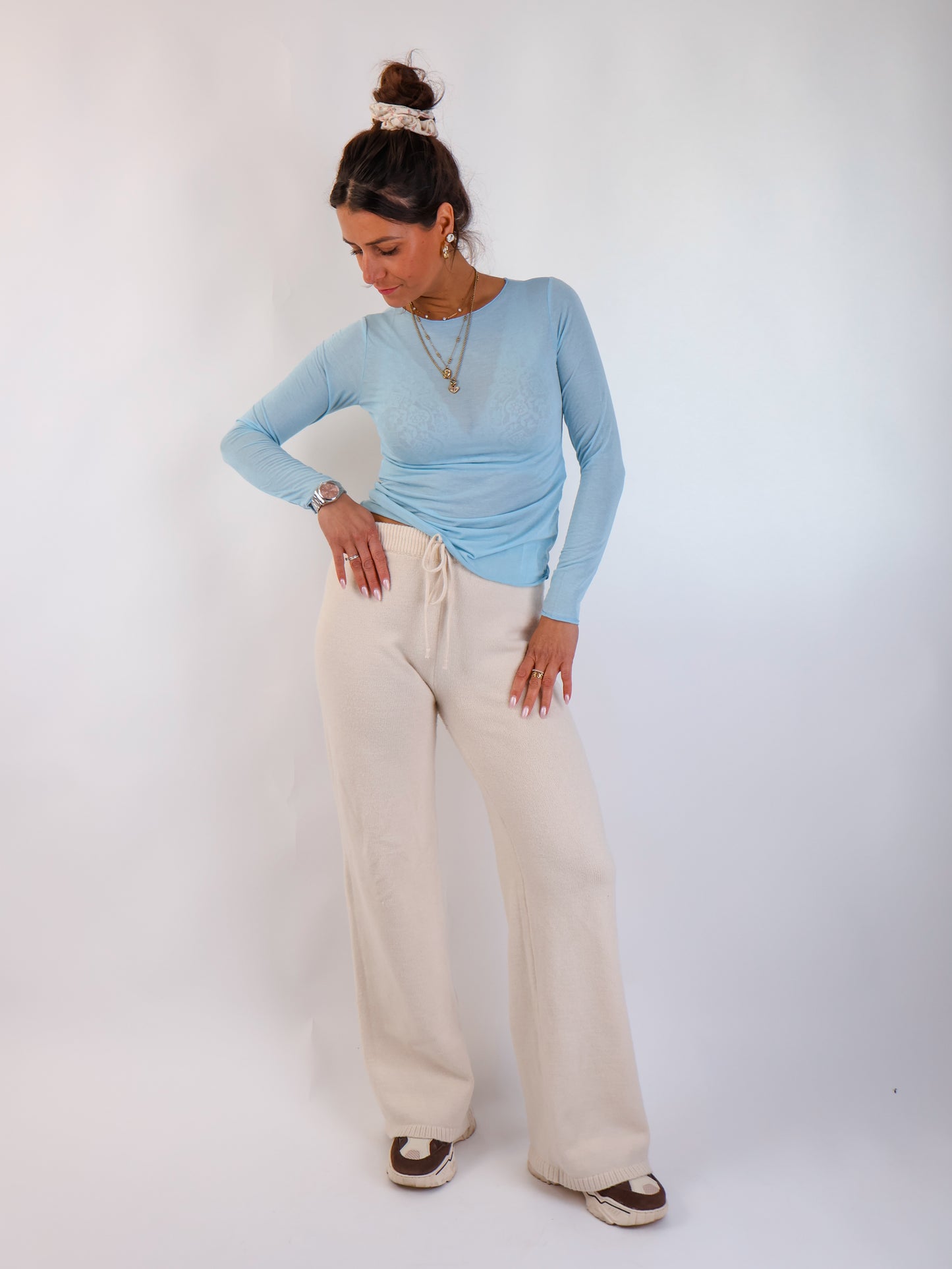 Cashmere Longsleeve Sky