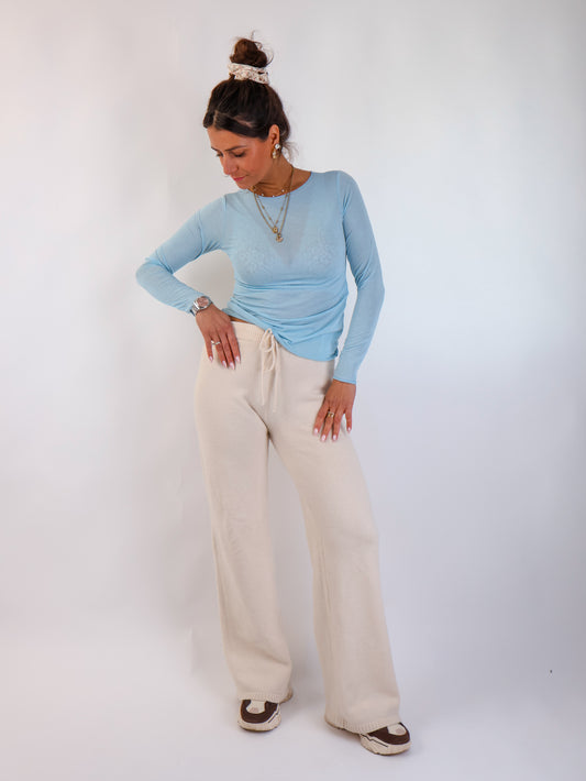 Cashmere Longsleeve Sky