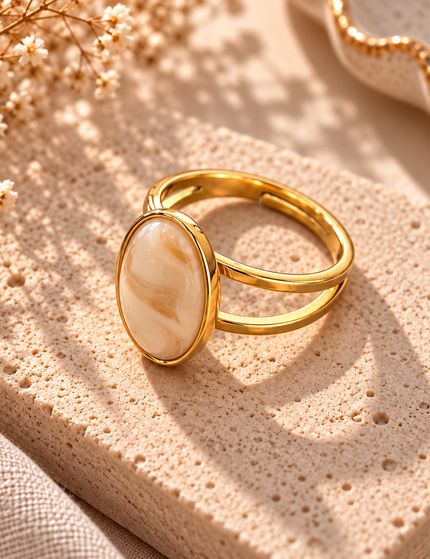 Golden Ivory Ring