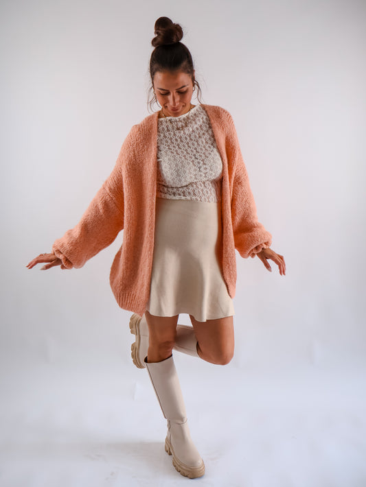 Leonora Cardigan Apricot