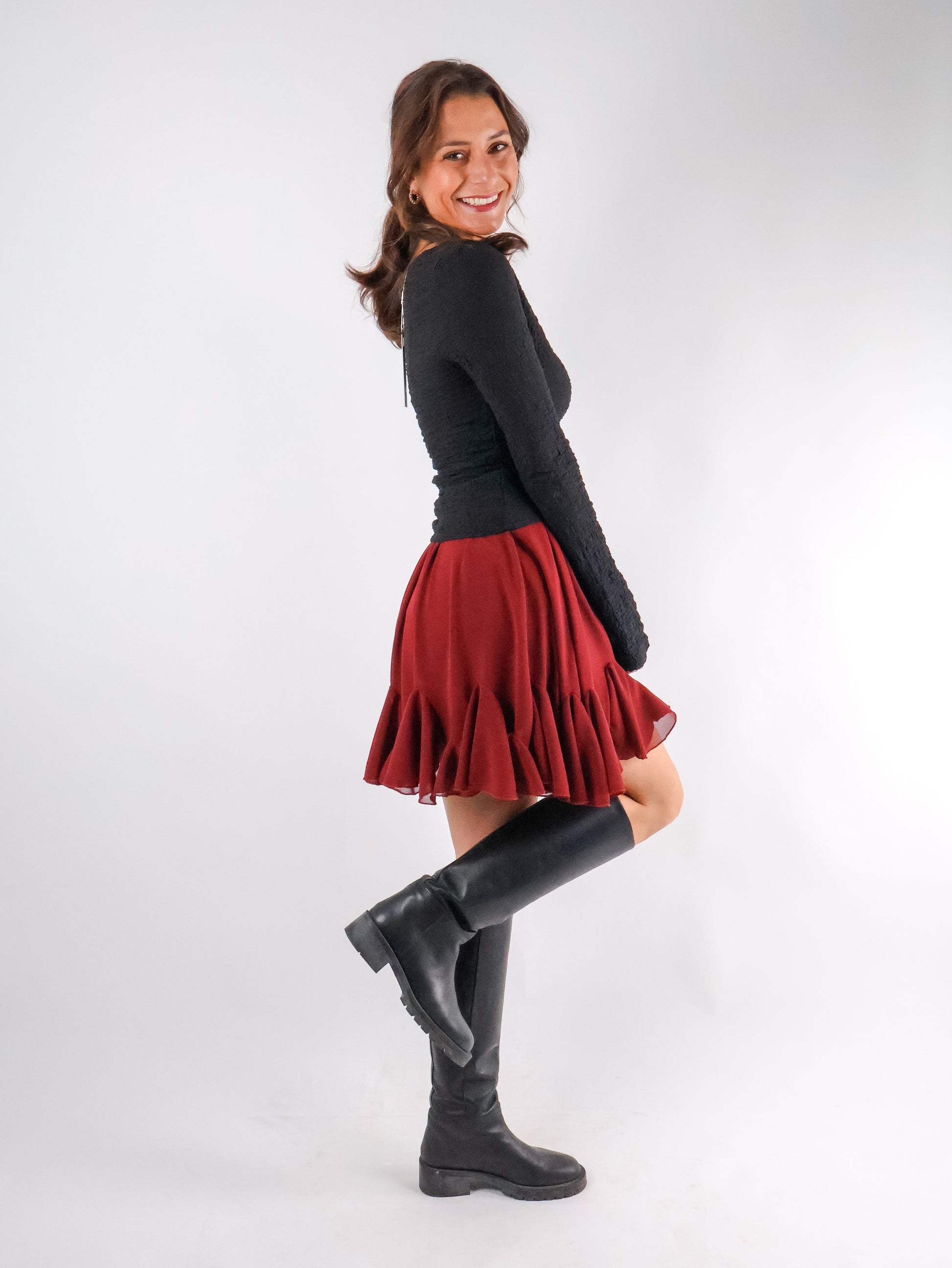 Nora Satinrock Bordeaux