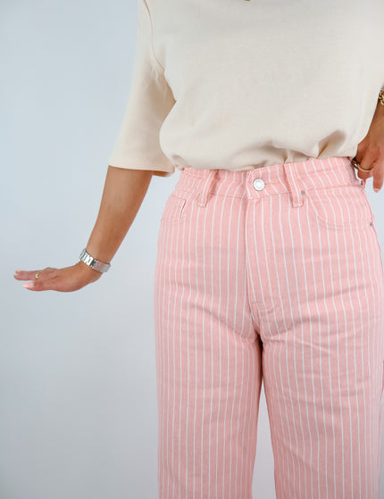 Melodie Streifenhose Blush