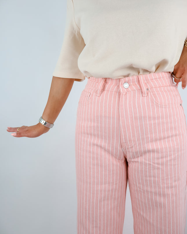 Melodie Streifenhose Blush