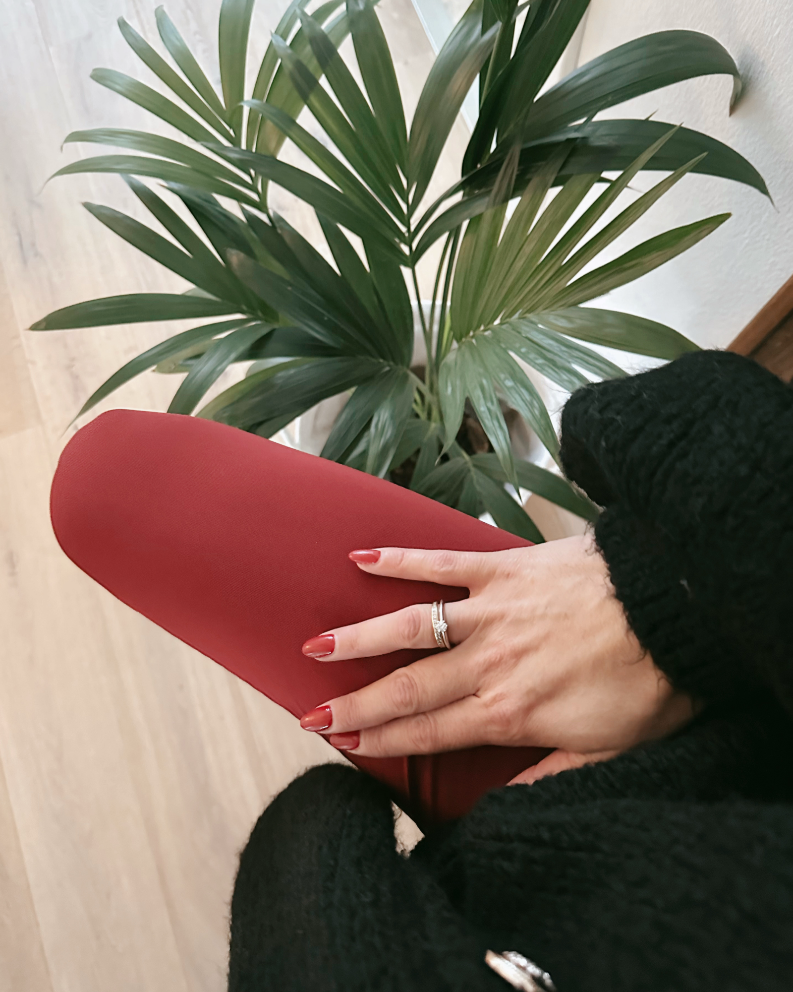 Burgunder Leggings