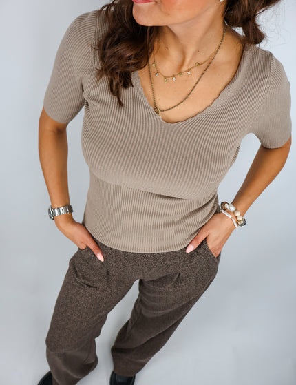 Nümph Nuayelet Cropped Pullover Silver Mink