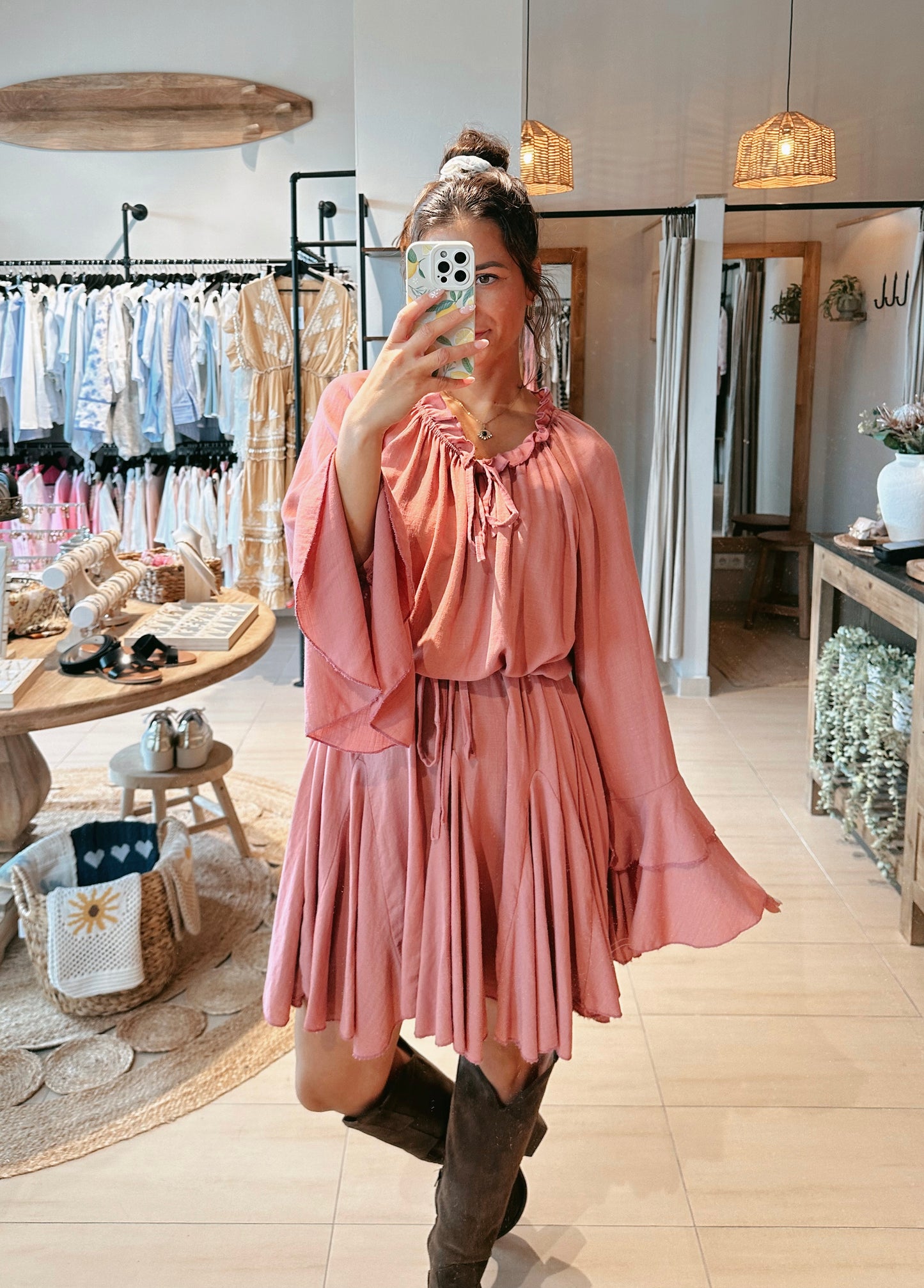 Bella Kleid Beere