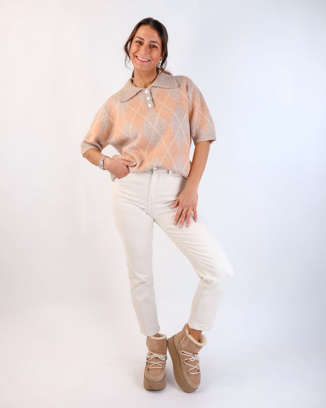 Mom Jeans Creme