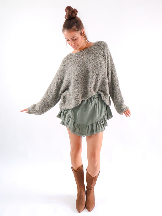 Cozy Pullover Salbei