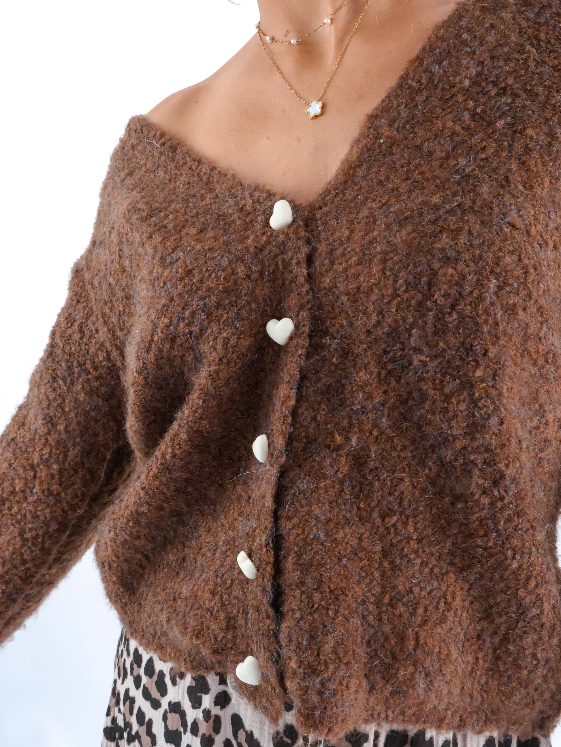 Darling Cardigan Marron