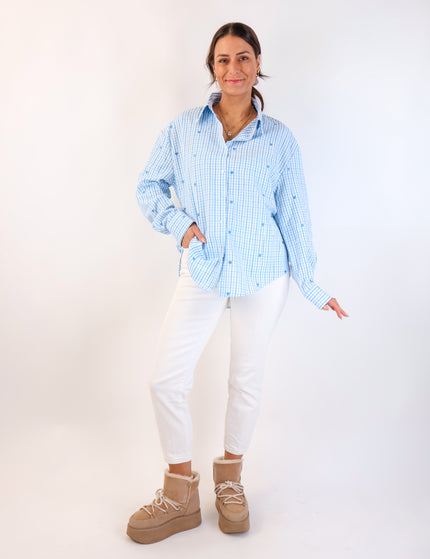 Lovely Bluse Hellblau