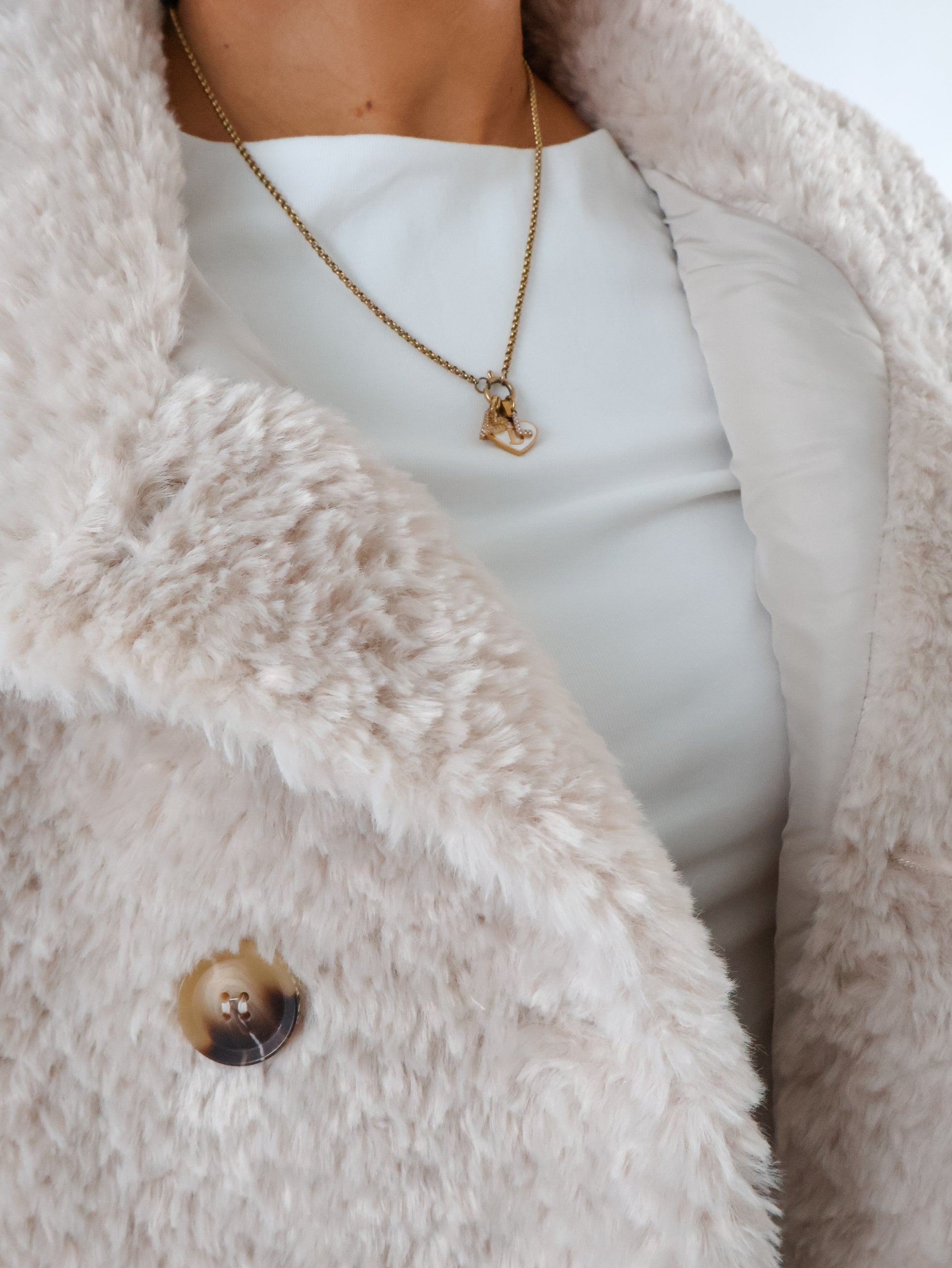 Rino & Pelle Teddy Coat Birch