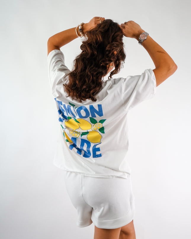 Lemon T-Shirt Weiß