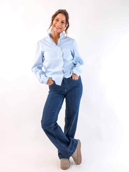 Elli Baumwollbluse Sky