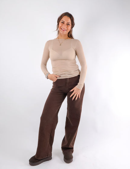 Cashmere Longsleeve Beige