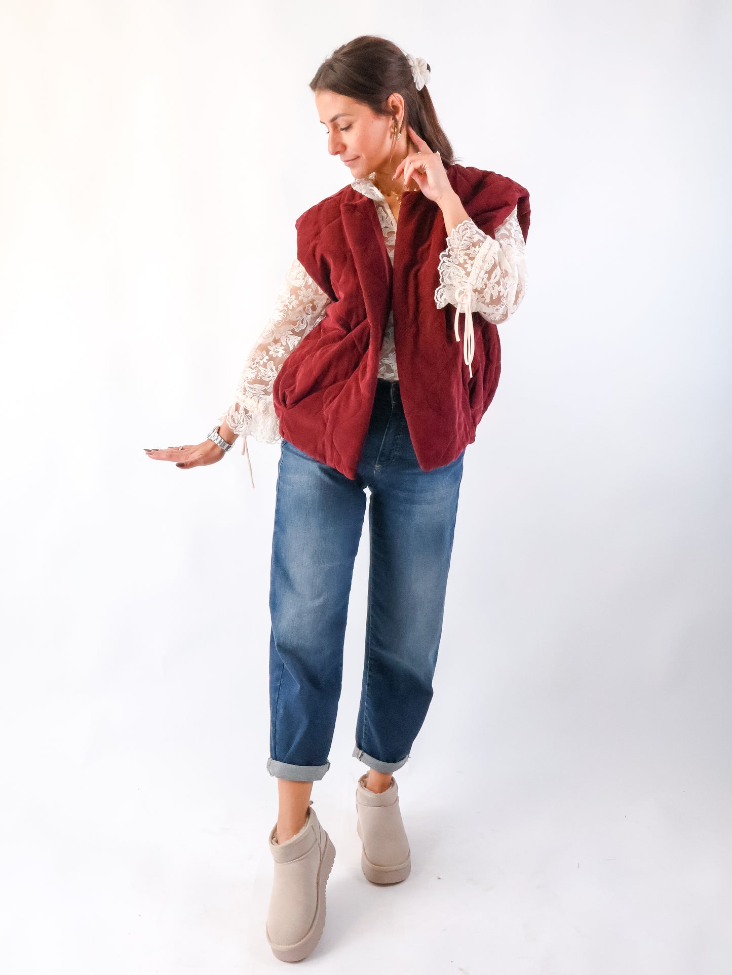 Kord Weste Bordeaux