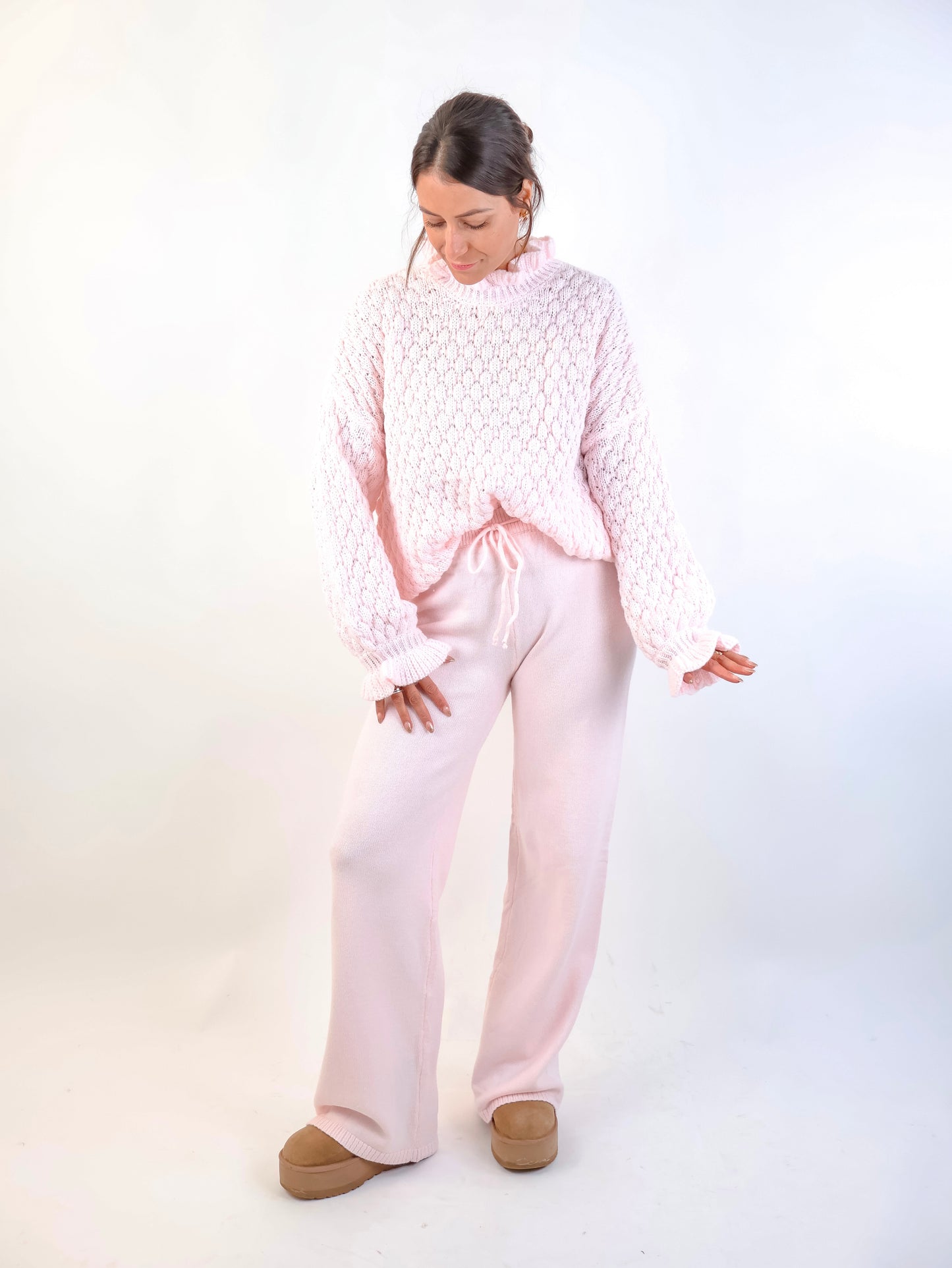 Soft Strickhose Creme