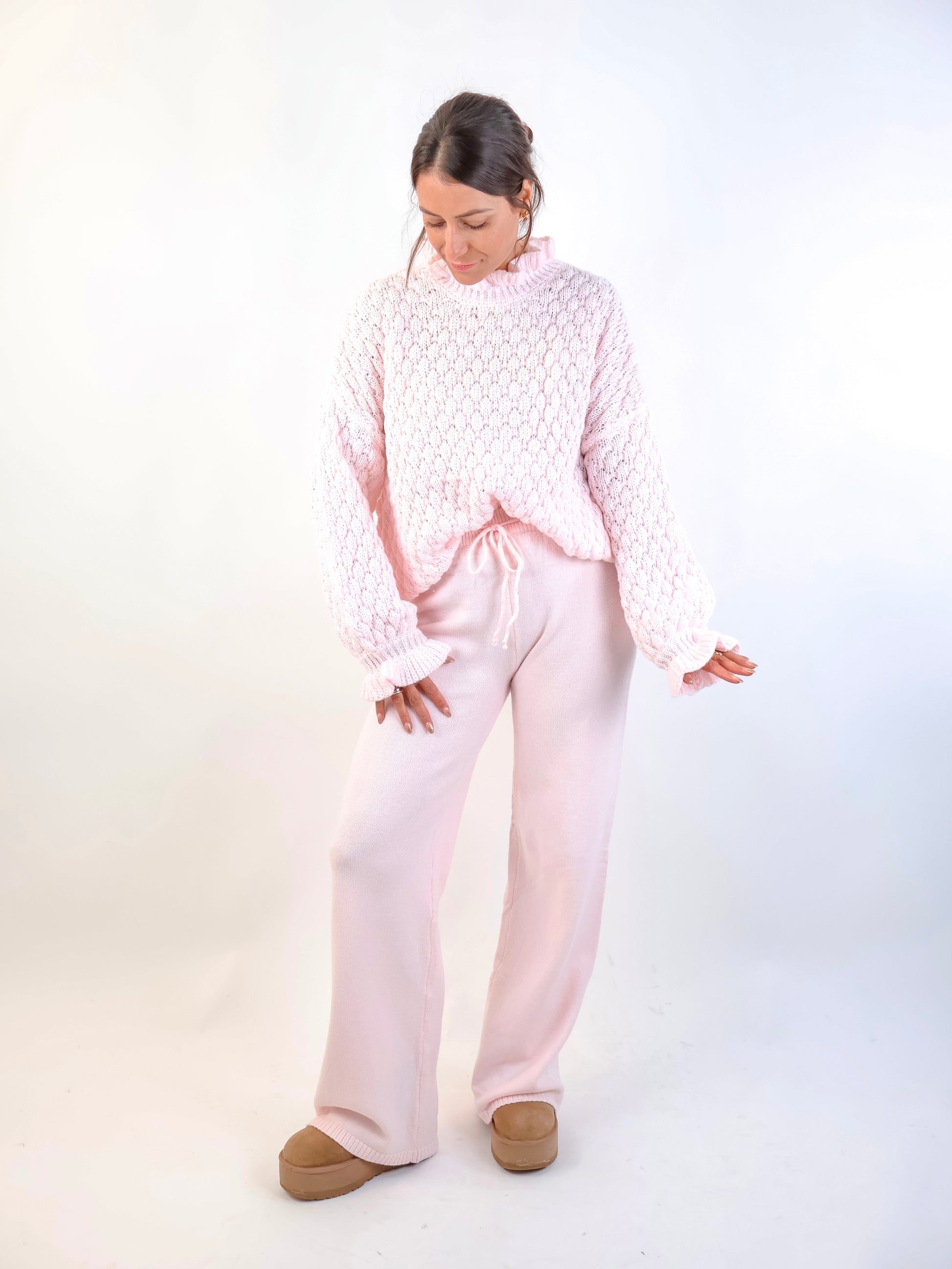 Soft Strickhose Creme