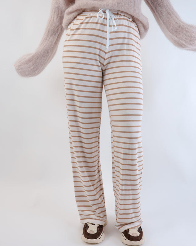 Caro Stoffhose Creme