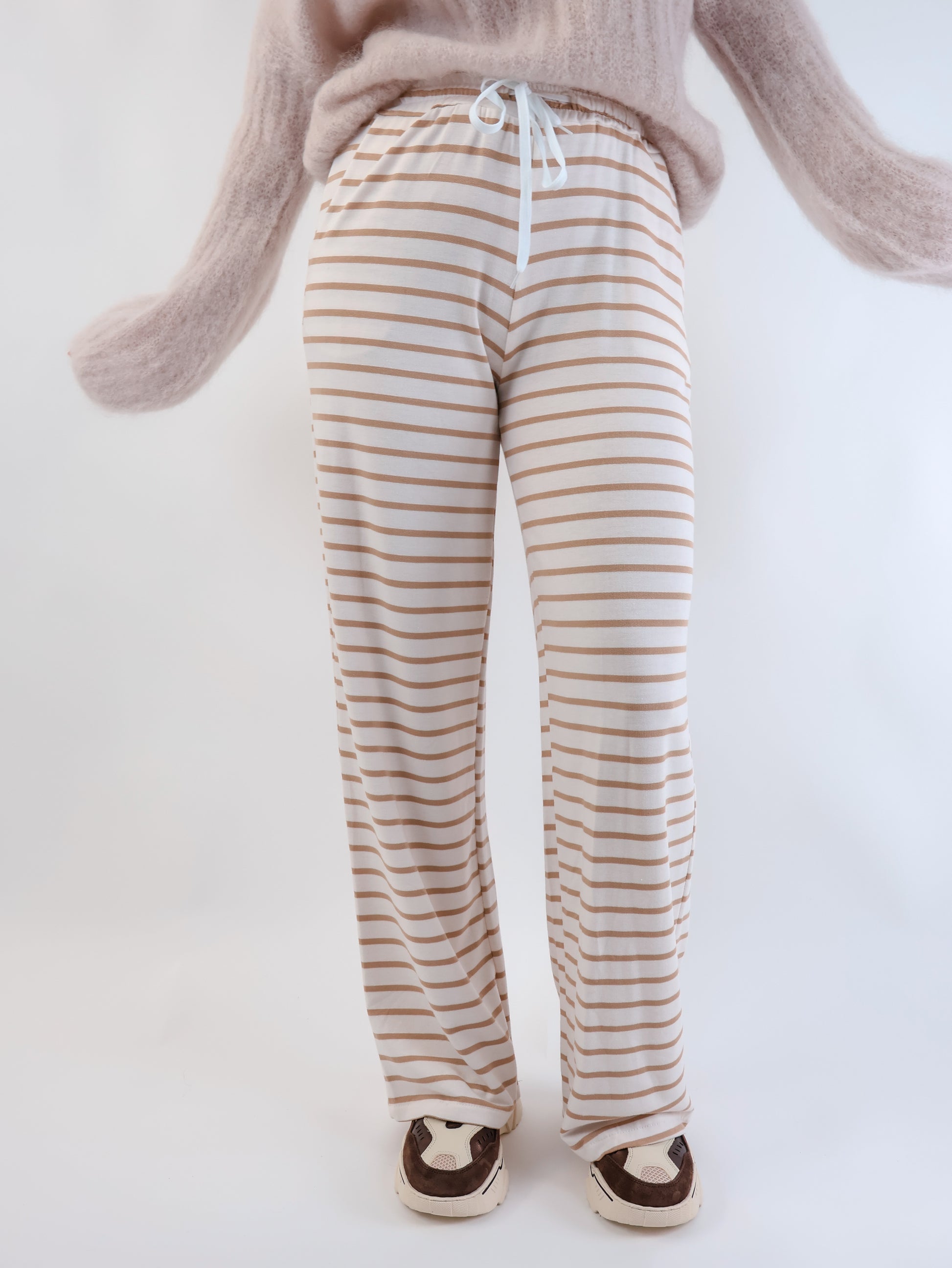 Caro Stoffhose Creme