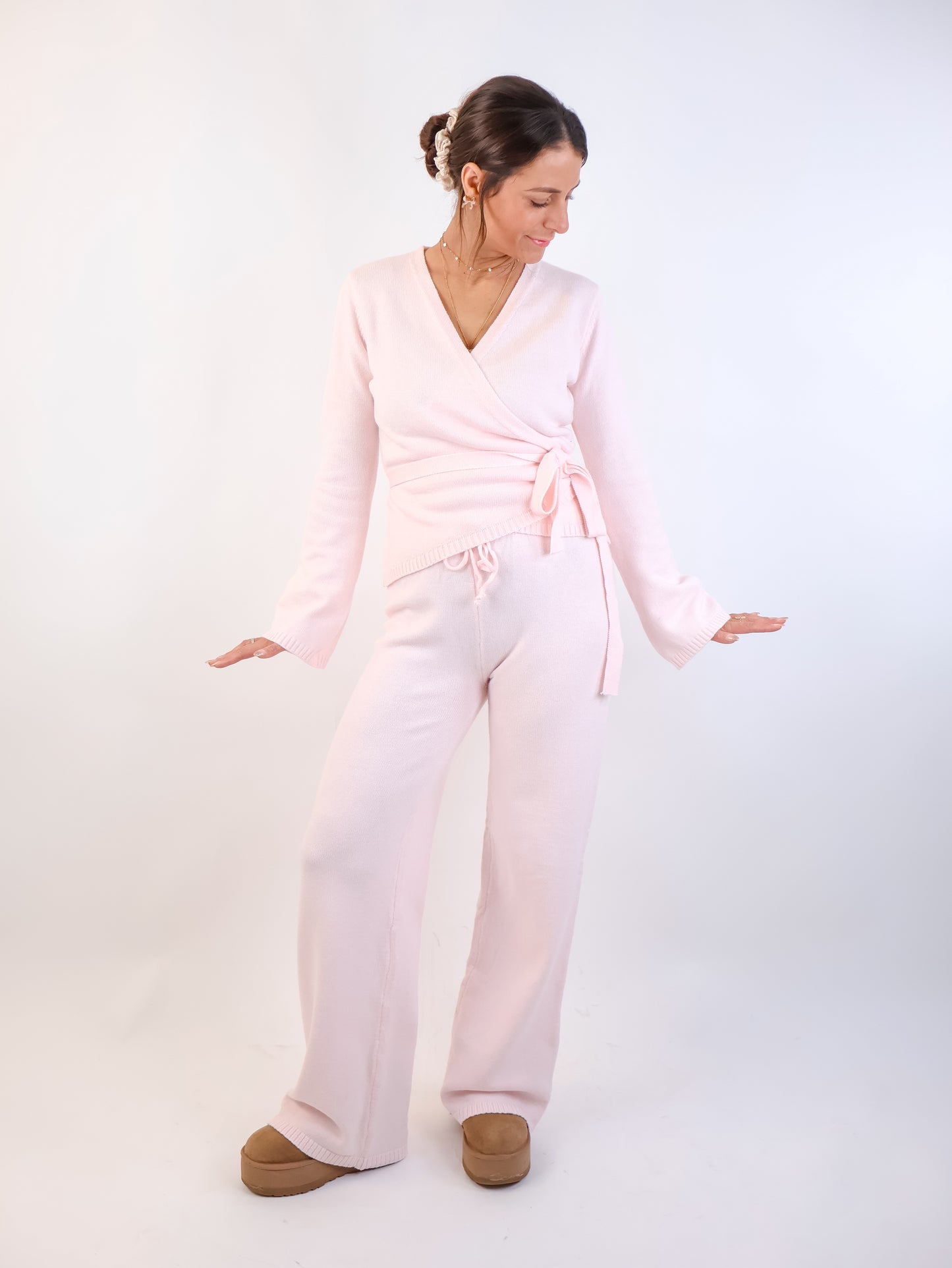 Soft Strickhose Creme