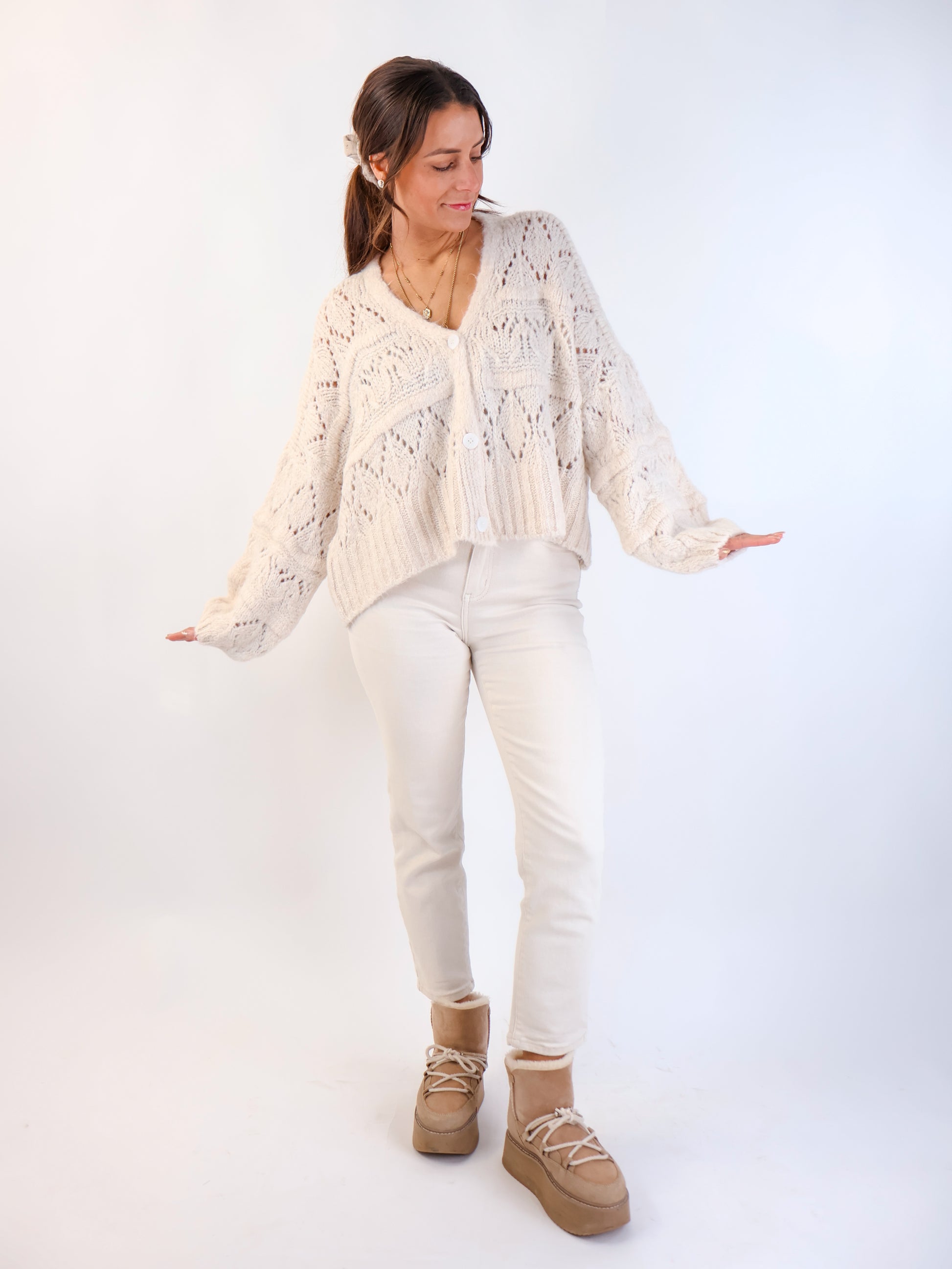 Mom Jeans Creme
