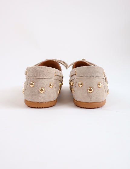 DWRS Latty Big Studs Loafer Sand