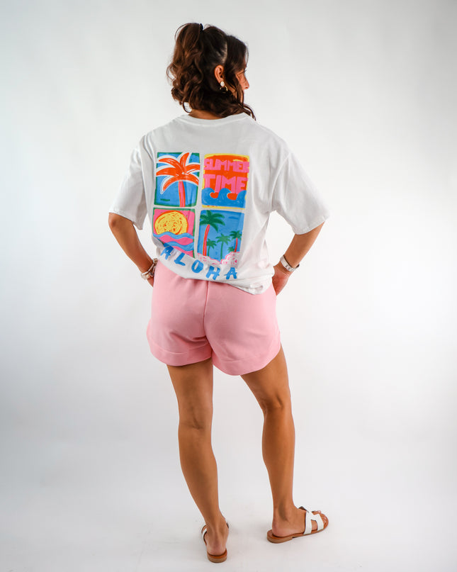 Baumwollshorts Pink