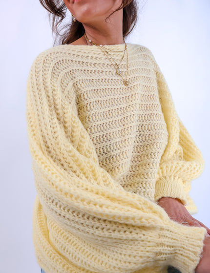 Strickponcho Citrus