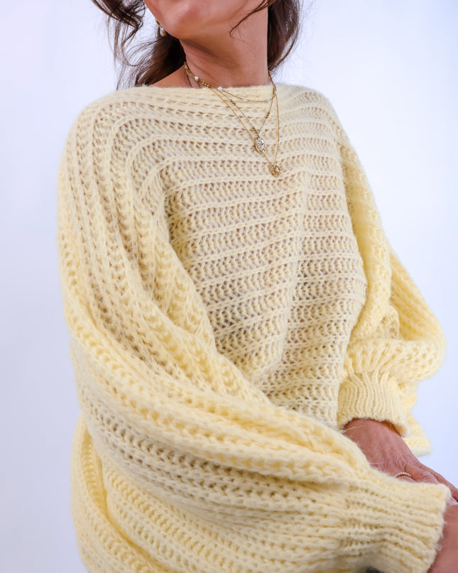Strickponcho Citrus