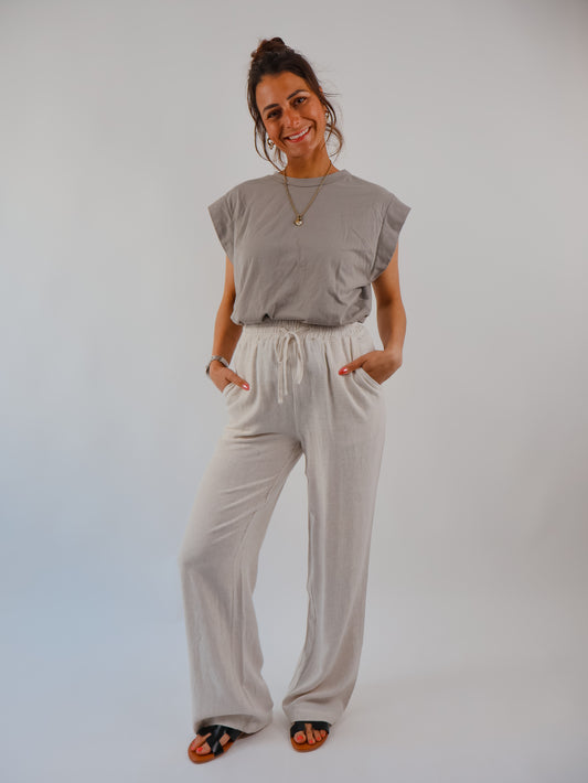 Baumwollshirt Grau