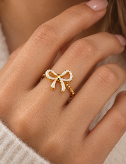 Golden Bow Ring