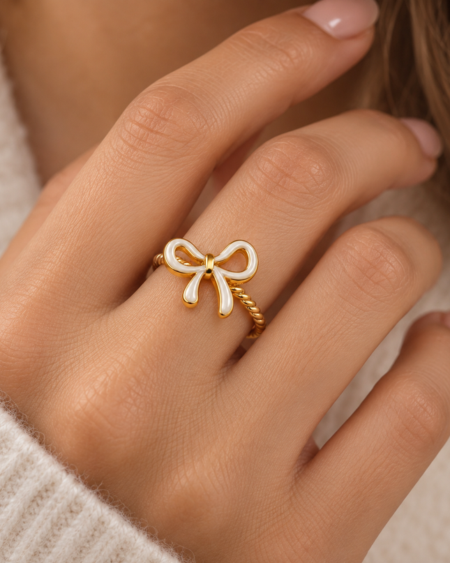Golden Bow Ring