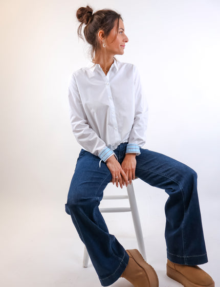 Smith&Soul Solid Blouse with Drawstring at Front