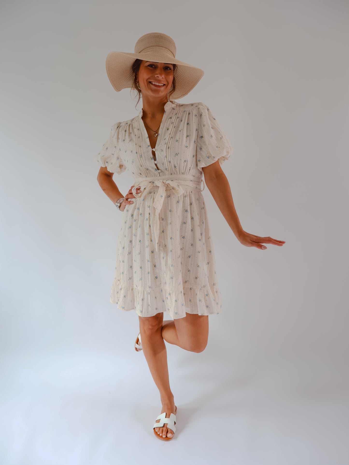 Amalia Kleid Bléu