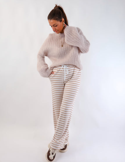 Caro Stoffhose Creme