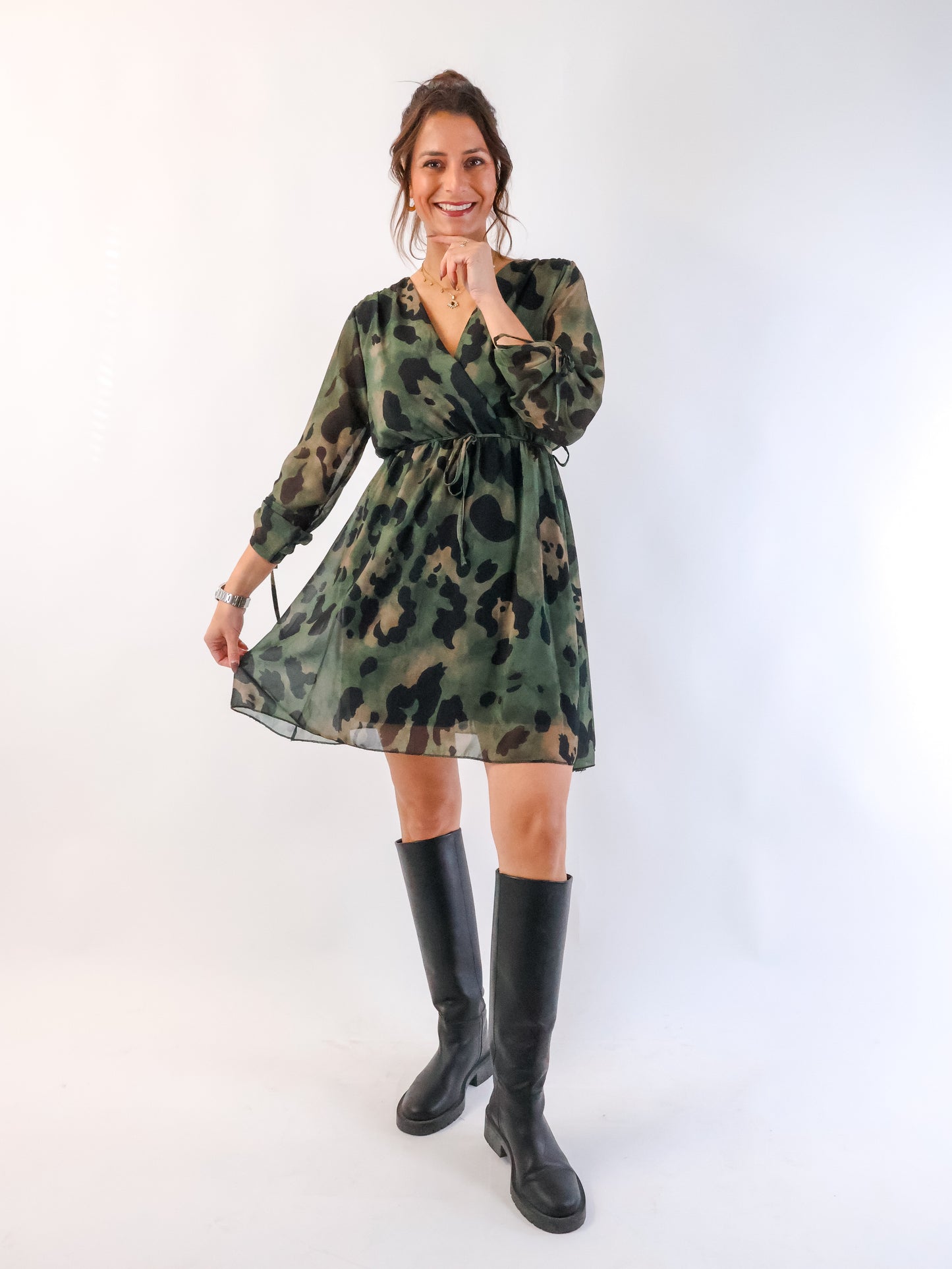 Diane Wickelkleid Olive