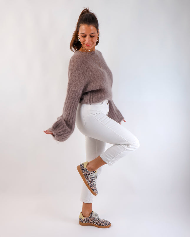★ Premium Kidmohair Pullover mit Ballonärmeln Kit