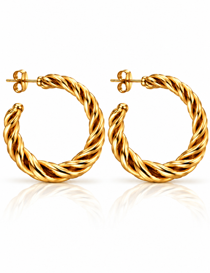 Ohrringe Golden Twist – Gold