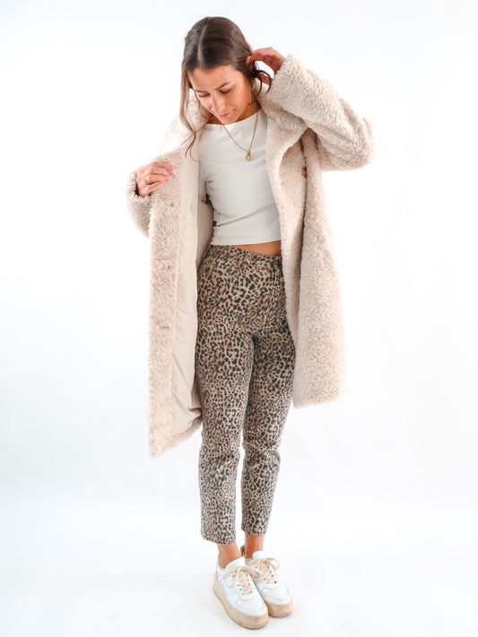 Rino & Pelle Teddy Coat Birch