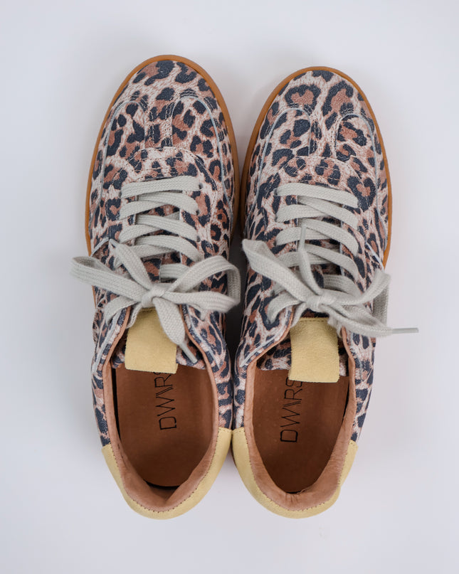 DWRS Poona Leopard Sneaker Low - Butter