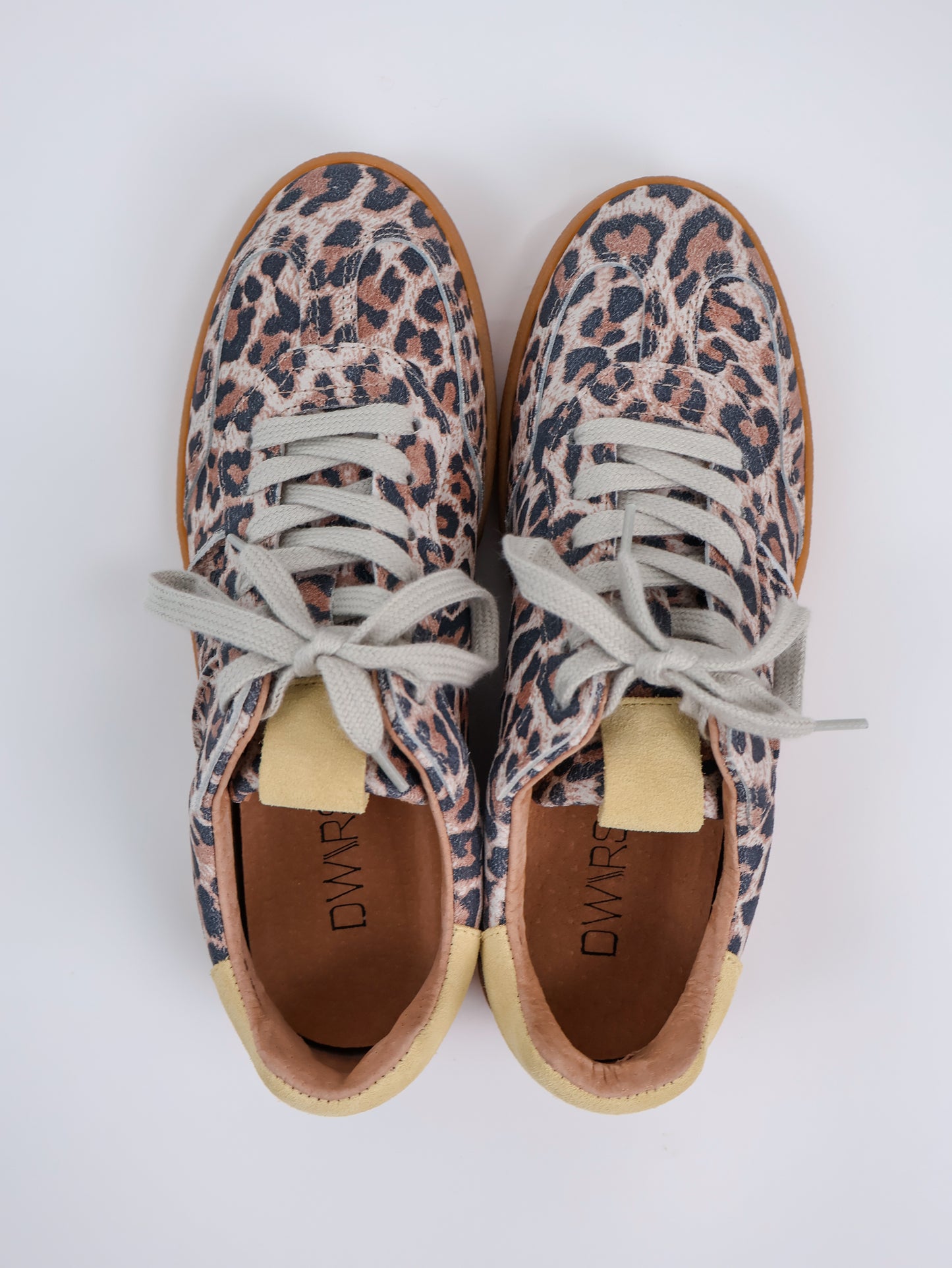 DWRS Poona Leopard Sneaker Low - Butter
