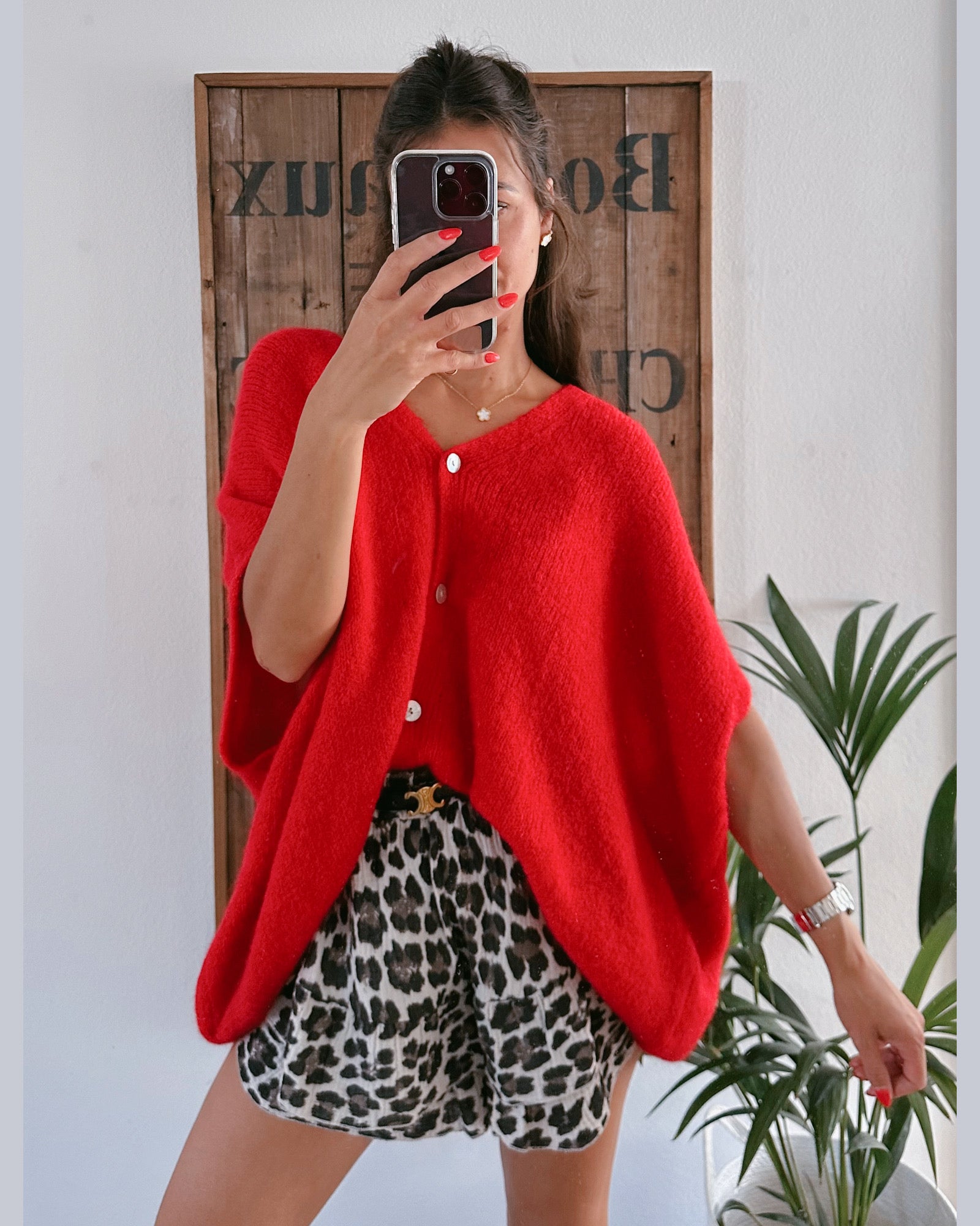 Luna Soft Oberteil Cherry 
