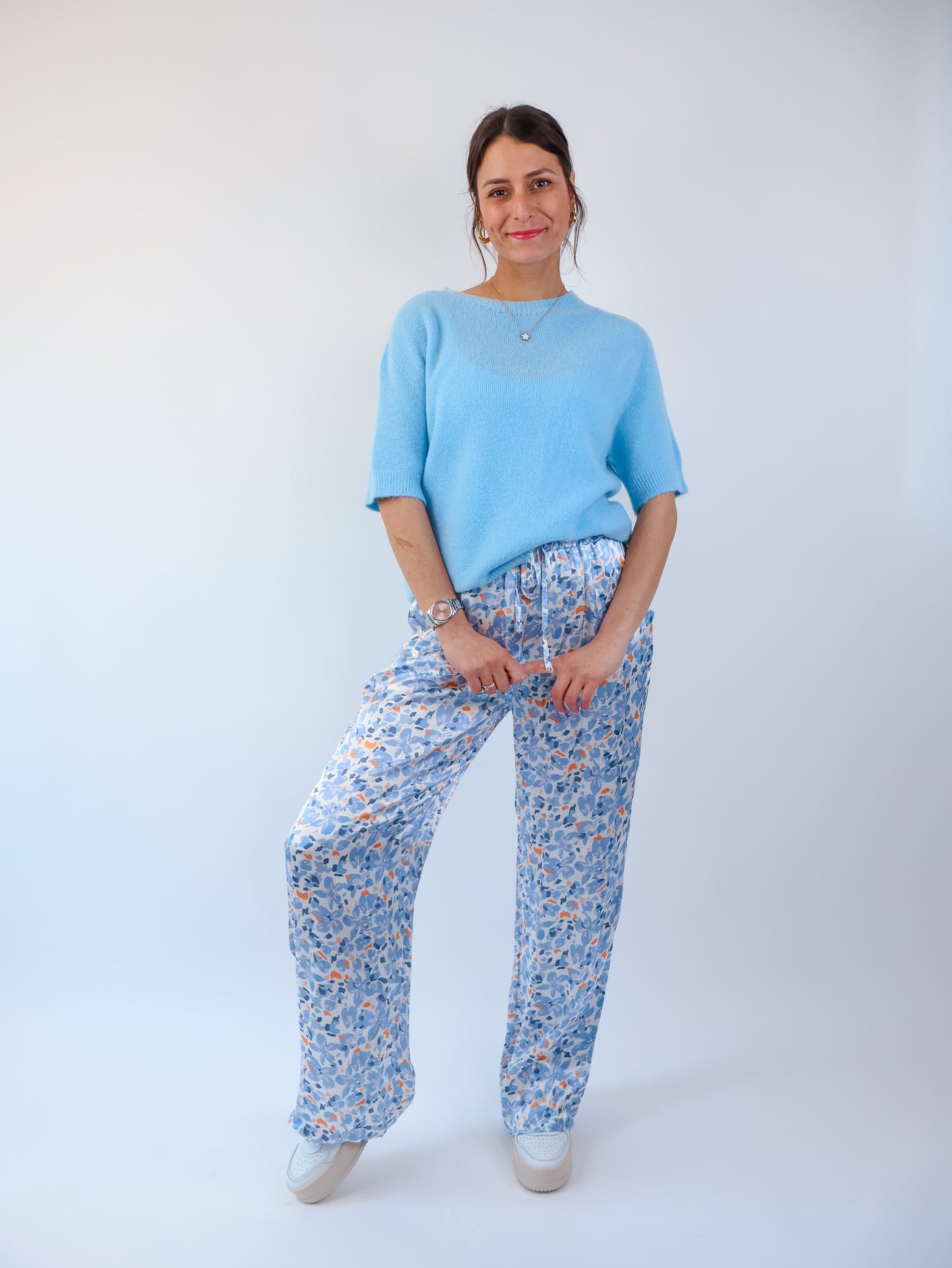 Alpaka Shirt Hellblau