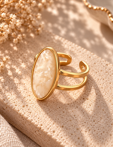 Marbel Statement Ring