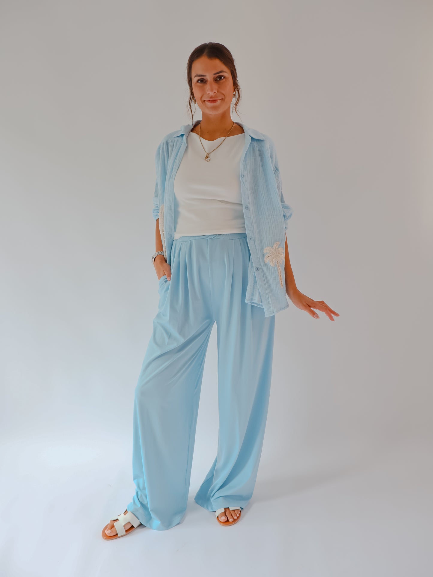 Lumi Hose Hellblau